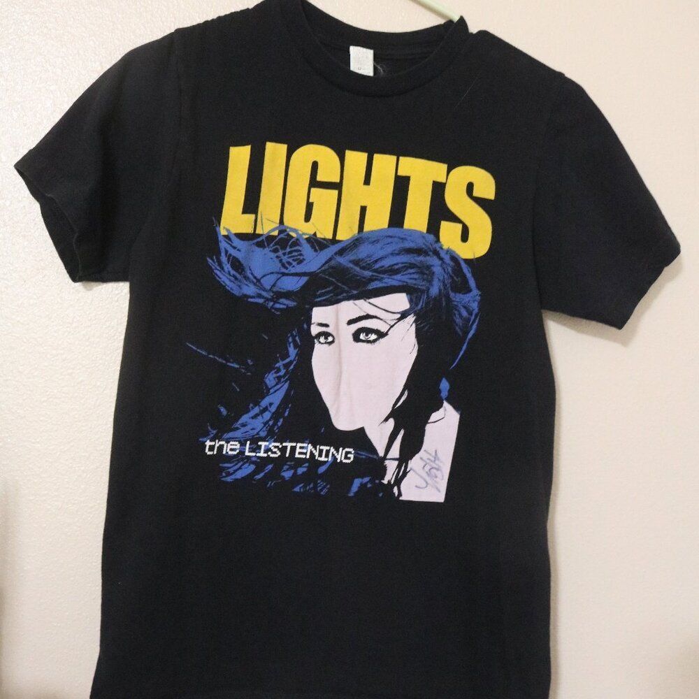 RARE SIGNED Lights The Listening Shirt Slim Fit Small